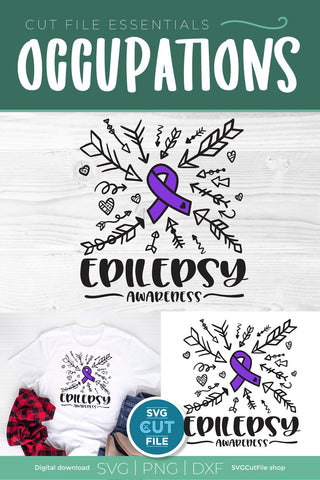 Epilepsy svg, Epilepsy awareness, Epelepsy SVG SVG Cut File 