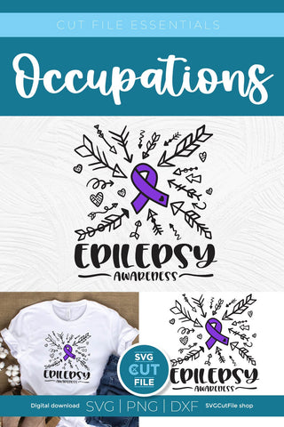 Epilepsy svg, Epilepsy awareness, Epelepsy SVG SVG Cut File 