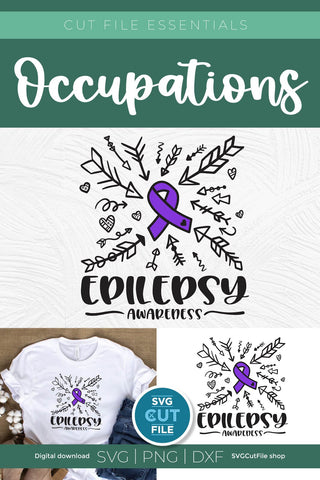 Epilepsy svg, Epilepsy awareness, Epelepsy SVG SVG Cut File 