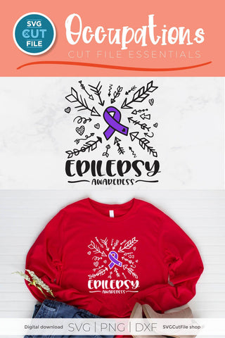 Epilepsy svg, Epilepsy awareness, Epelepsy SVG SVG Cut File 