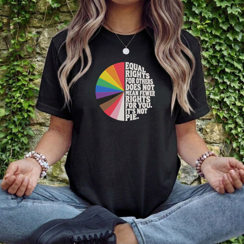 Equal Rights for Others Embroidery Design – Rainbow Equality Quote Social Justice Human Rights Machine Embroidery File Embroidery/Applique DESIGNS PatternFeed8 