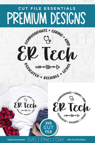ER tech svg, emergency room tech svg SVG SVG Cut File 