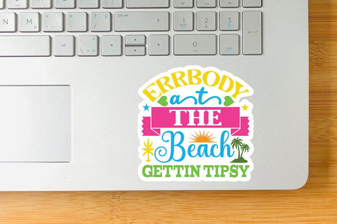Errbody at the Beach Gettin tipsy SVG Angelina750 