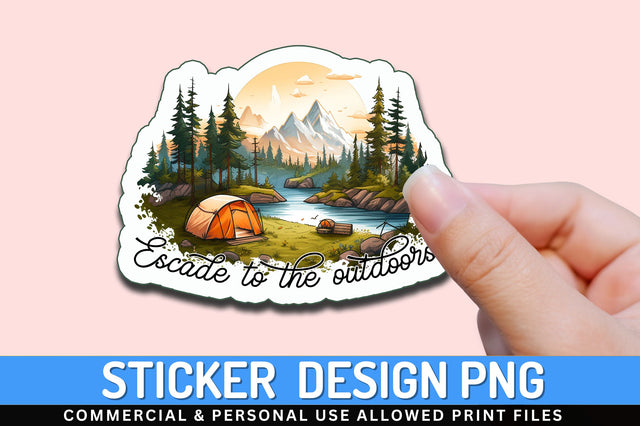 Escade to the Sticker Design Sublimation Regulrcrative 