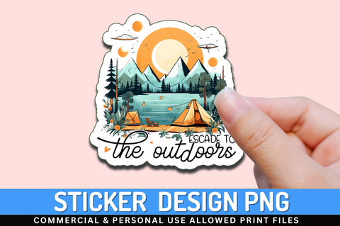 Escade to the Sticker Design Sublimation Regulrcrative 
