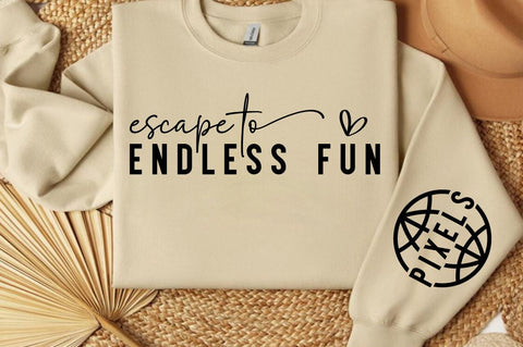 Escape to Endless Fun Sleeve SVG Design SVG Designangry 