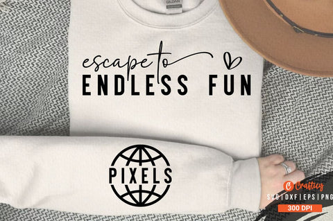 Escape to Endless Fun Sleeve SVG Design SVG Designangry 