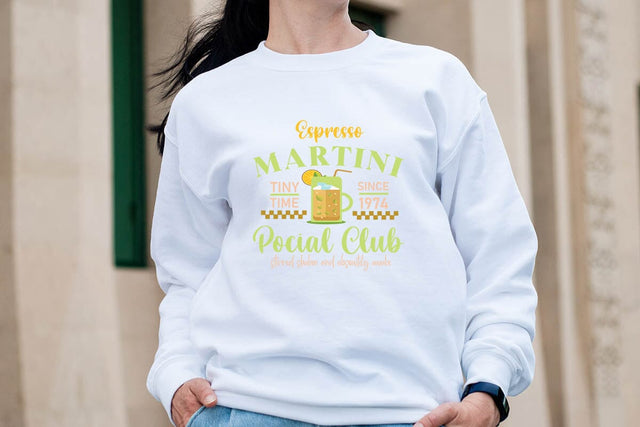 espresso martini tiny time since 1974 pocial club stirred shaken and absowtely awake SVG Angelina750 