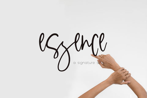 Essence Script Font Beck McCormick 
