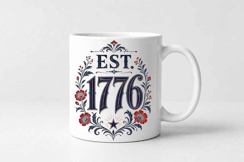 Est 1776 Patriotic PNG Vintage Americana Sublimation Digital Download SVG BillahCrafts 