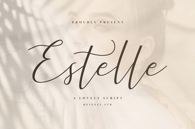 Estelle Lovely Script Font Heinzel Studio 