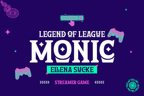 Esyotu - Serif Game Font Font twinletter 