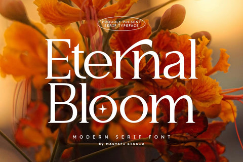 Eternal Bloom - Modern Serif Font Font Masyafi Studio 