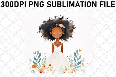 Eternal Elegance: Watercolor Marriage Graphics Sublimation afrosvg 