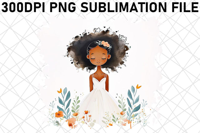 Eternal Elegance: Watercolor Marriage Graphics Sublimation afrosvg 