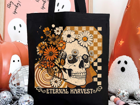 Eternal Harvest Skull PNG SVG DesignDestine 