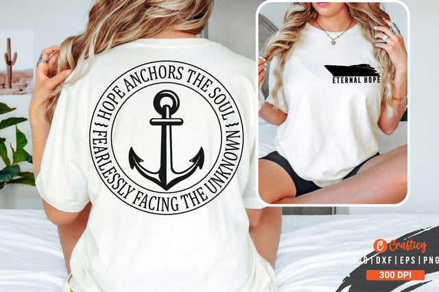 ETERNAL HOPE Front and Back SVG T shirt Design SVG Designangry 