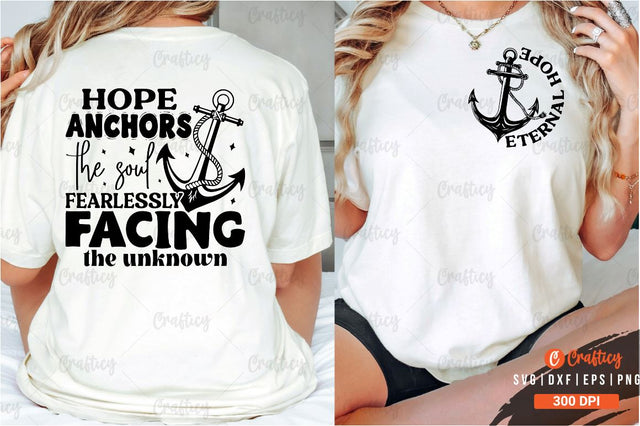 Eternal hope Front and Back SVG T shirt Design SVG Designangry 