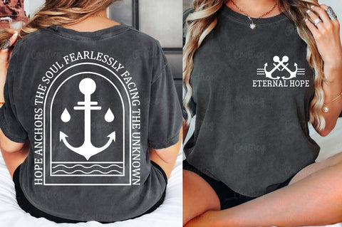 Eternal hope Front and Back SVG T shirt Design SVG Designangry 