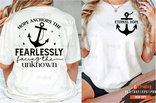 Eternal hope Front and Back SVG T shirt Design SVG Designangry 