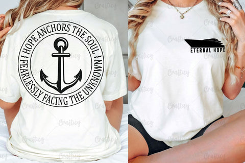 ETERNAL HOPE Front and Back SVG T shirt Design SVG Designangry 