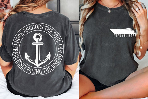 ETERNAL HOPE Front and Back SVG T shirt Design SVG Designangry 