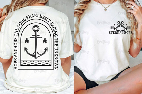 Eternal hope Front and Back SVG T shirt Design SVG Designangry 