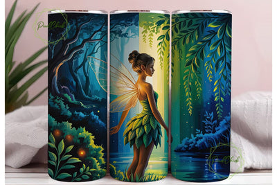 Ethereal Forest Fairy 20oz Tumbler Wrap Sublimation PixelChick 