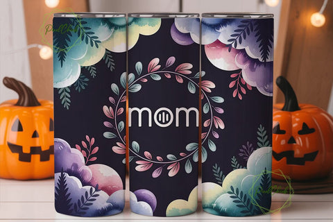 Ethereal Mom Tumbler Wrap PNG Sublimation PixelChick 