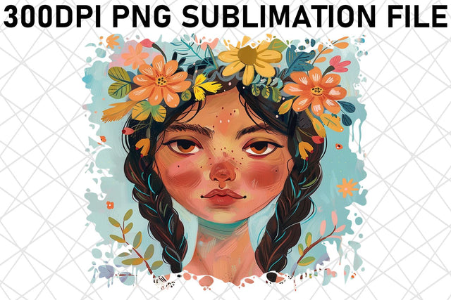 Ethereal Portrait Art PNG Design - Sublimation Sublimation afrosvg 