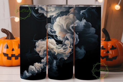 Ethereal Smoke Cloud 20oz Tumbler Wrap Sublimation PixelChick 