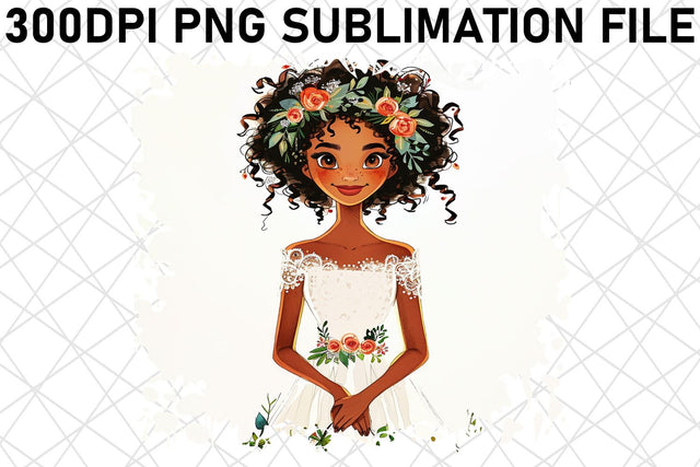 Ethereal Union: Watercolor Bride & Groom PNG Sublimation afrosvg 