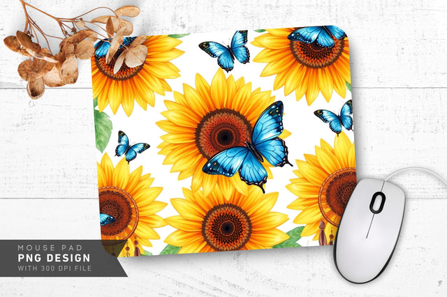 Ethereal Watercolor Garden Mousepad Sublimation Regulrcrative 