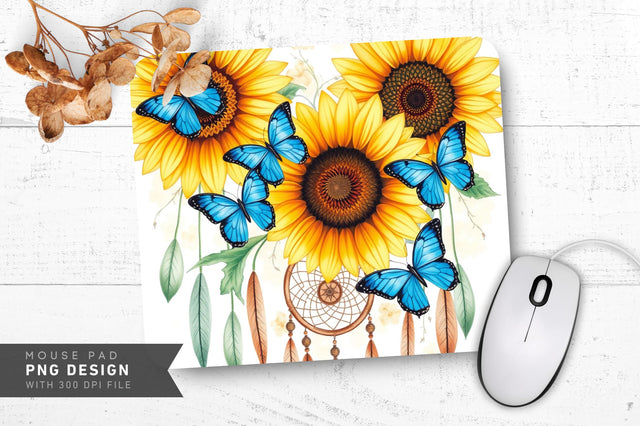 Ethereal Watercolor Garden Mousepad Sublimation Regulrcrative 