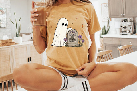 Etsy Title Here Lies My Mental Stability PNG Sublimation Pickled Thistle Creative 