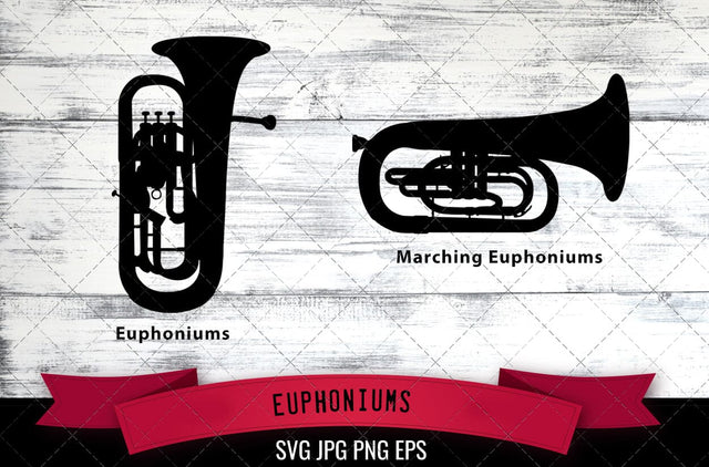 Euphonium SVG, Musical Instrument SVG SVG Loveleen Kaur 