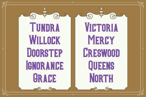 Eurosina - Vintage Serif Victorian Font Font StringLabs 