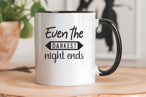 Even the darkest night ends SVG Angelina750 