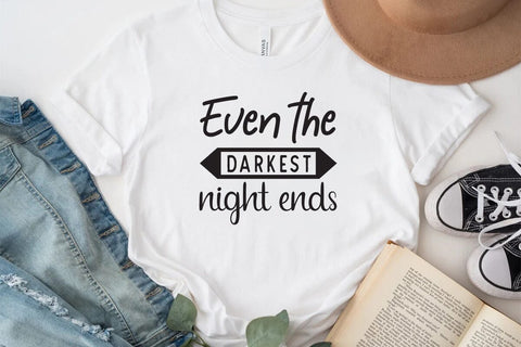Even the darkest night ends SVG Angelina750 