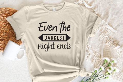 Even the darkest night ends SVG Angelina750 