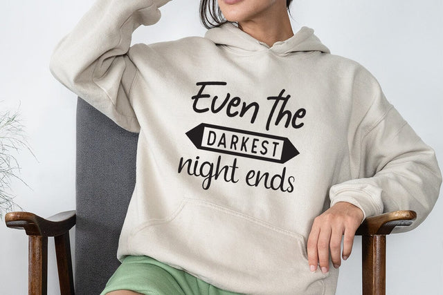 Even the darkest night ends SVG Angelina750 