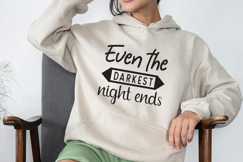 Even the darkest night ends SVG Angelina750 