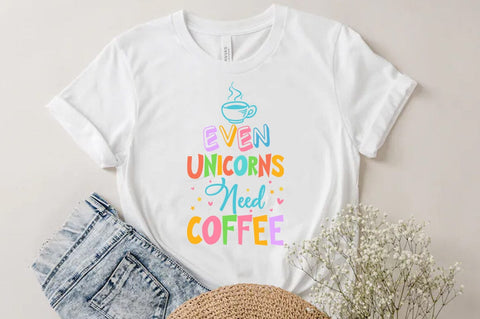 Even Unicorns Need Coffee SVG SVG FiveStarCrafting 