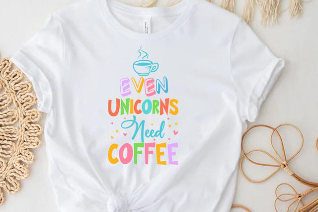 Even Unicorns Need Coffee SVG SVG FiveStarCrafting 