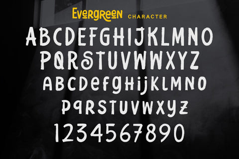 Evergreen - Display Font Font Alpaprana Studio 