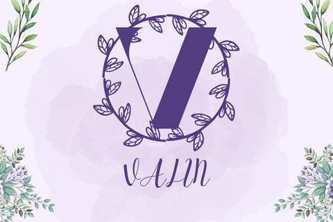 Everlaurel Monogram Font Dm Letter Studio 