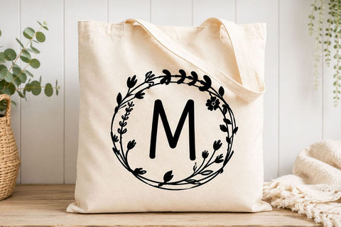 Everleaf Monogram Font LetterdayStudio 