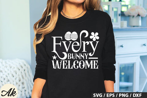 Every Bunny Welcome SVG And Sticker PNG Design SVG akazaddesign 