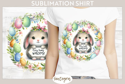 Every Bunny Welcome v15 T-shirt Sublimation Sublimation Sintegra 