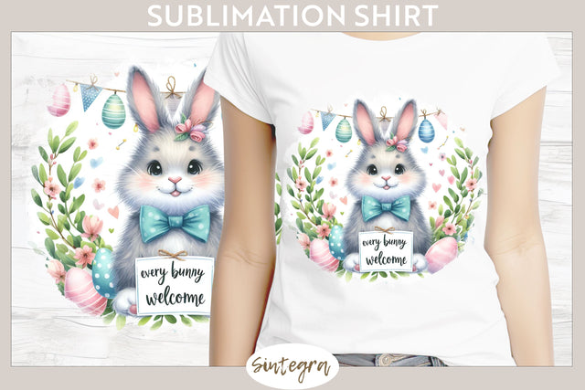 Every Bunny Welcome v17 T-shirt Sublimation Sublimation Sintegra 
